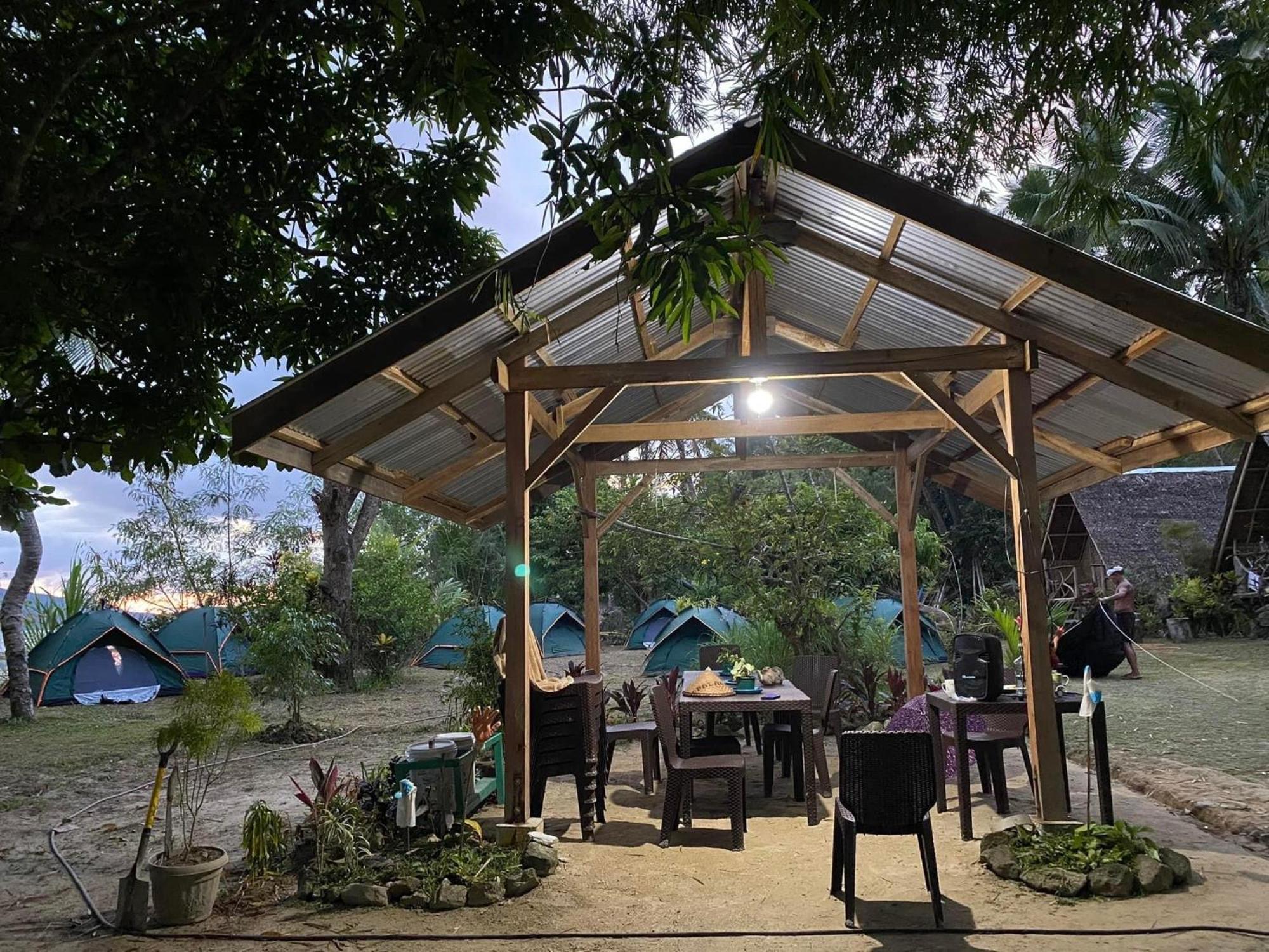 Port Barton - Paradiso Azul Campsite Beachfront With Internet San Vicente  Exterior foto